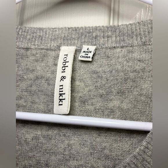 Bobbi & Nikki Lace Trim Wool/Cashmere Sweater - Picture 6 of 10